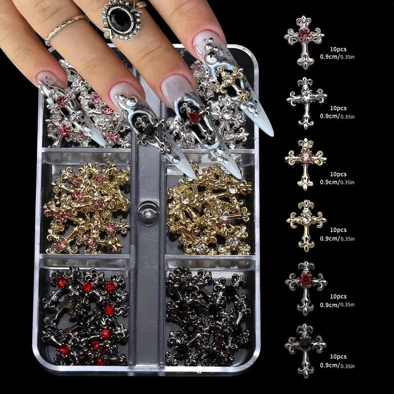 Glam Cross Rhinestone