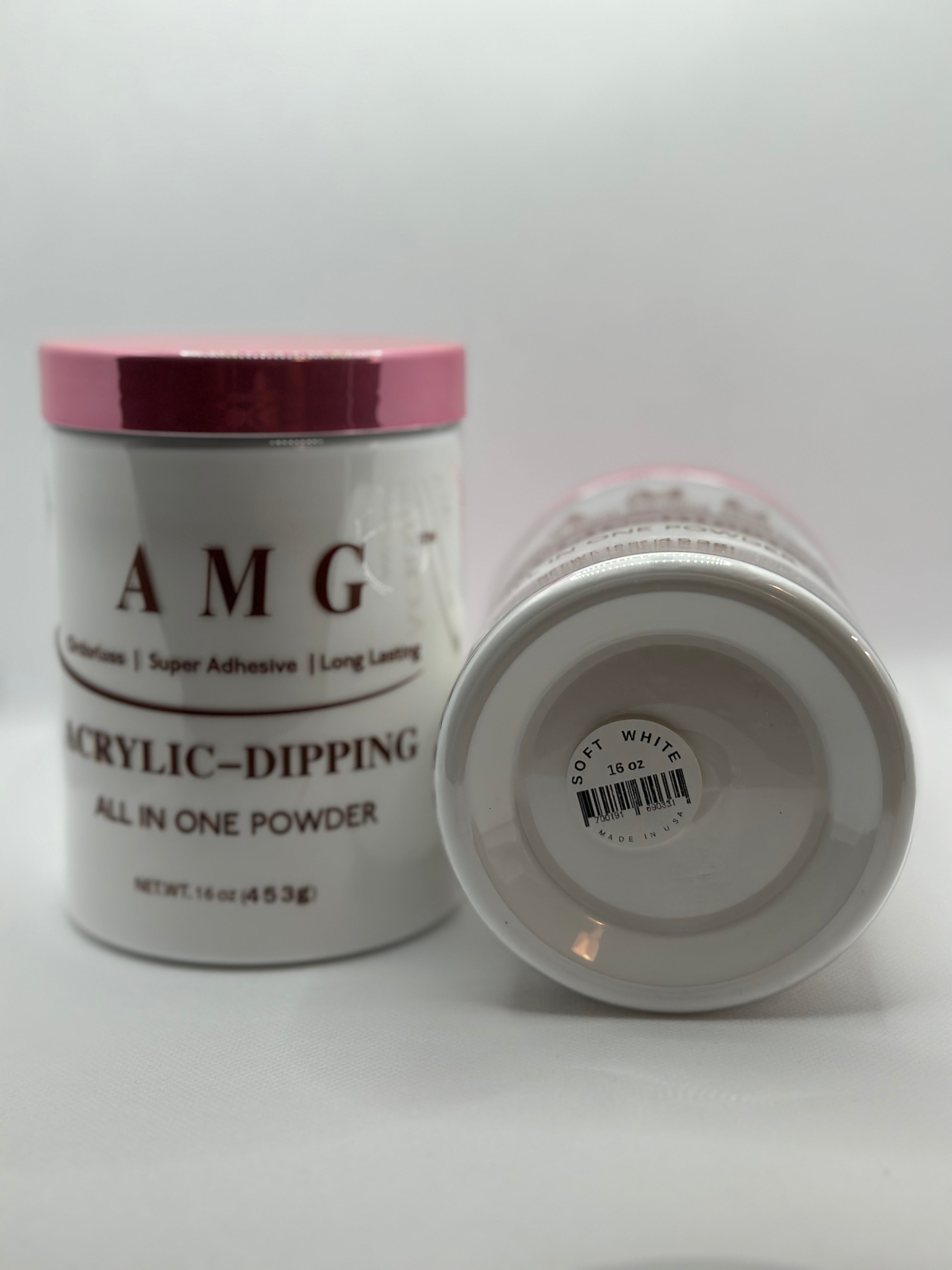 AMG Acrylic & Dip - Soft White (16oz)