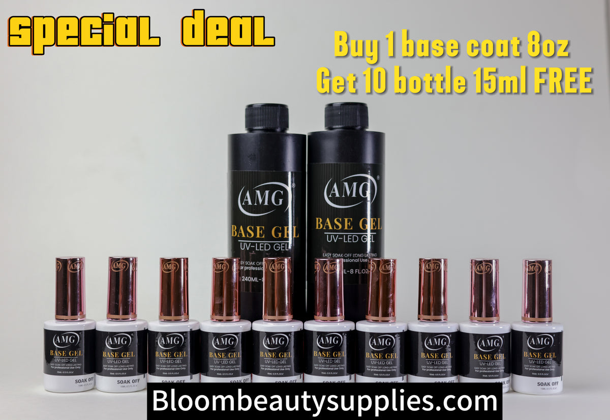 Base coat gel AMG 8oz get 10 base 15ml Free